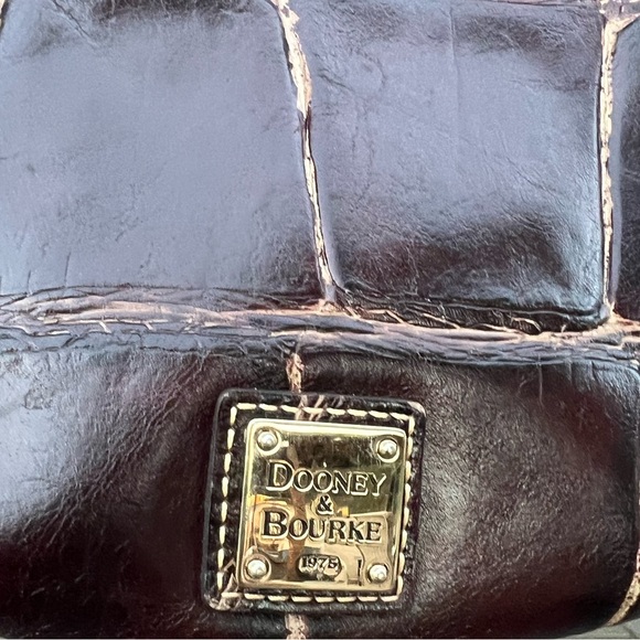 DOONEY & BOURKE Luna croc embossed leather hobo bag - Picture 10 of 10